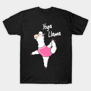 Yoga Llama Funny Meditation Yogi Gift T-Shirt